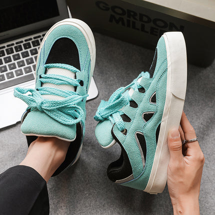 Autumn Men's Shoes 2024 New Trendy Internet Celebrity Couple Niche Design Canvas Sneakers Casual Trendy Shoes