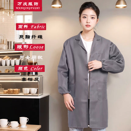 Labor Protection Coat, Work Uniform, Thickened Uniform, Camouflage Blue Denim, Handling Clothing, Dustproof Workwear, Printed, Breathable
