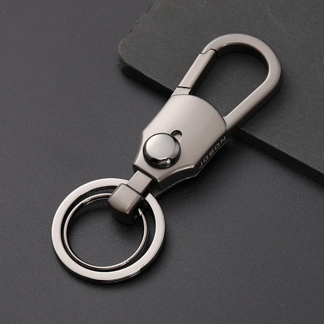 JOBON Zhongbang car keychain Business Men's high-end waist hanging metal key ring pendant gift key chain