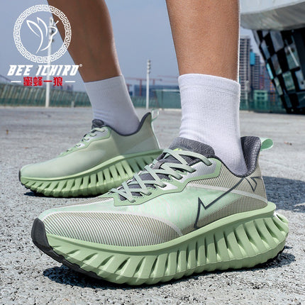 Bee One Wolf Flagship Store Classy Youth Running Racing Sports Shoes Outdoor Casual Soft-Soled Non-Slip Ball Shoes