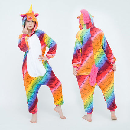 Mixed batch autumn and winter flannel adult cartoon conjoined animal pajamas orchid history home clothes toilet thickened wholesale