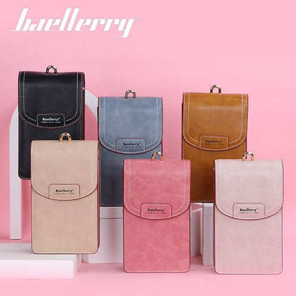 Baellerry New Crossbody Bag for Women K-Style Casual Versatile Large Capacity High-End Crossbody Mobile Phone Bag for Women