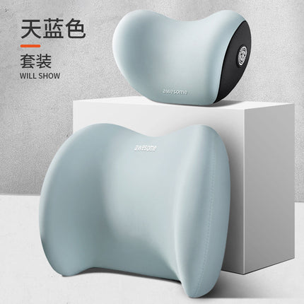 Car Headrest, Neck Pillow for Car, In-Car Seat Driving Pillow, Headrest Latex Cervical Spine Memory Foam