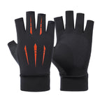 Arrow non-slip half finger [red]]