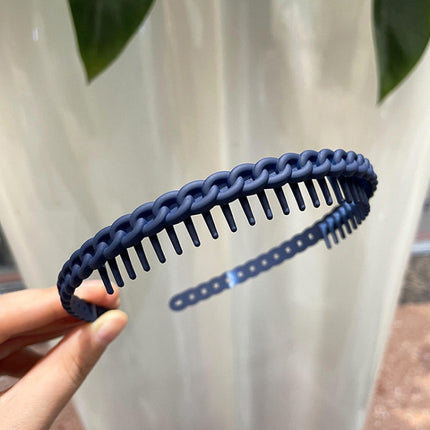 Headband for Women in Summer, Anti-Slip Special Headband for Face Washing, Toothed Hairpin, 2025 New Style Hairpin, Hair Bundle Headwear