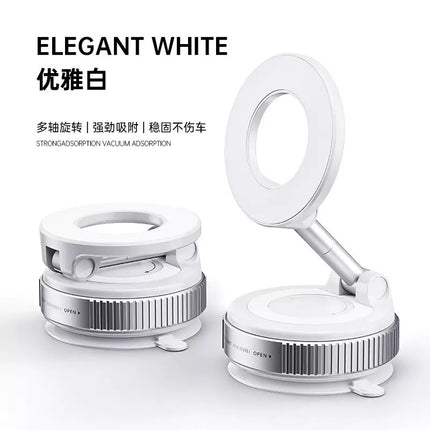 New 360 ° Rotating Vacuum Car Magnetic Mobile Phone Holder Folding Car Navigation Desktop Holder Multi-Function