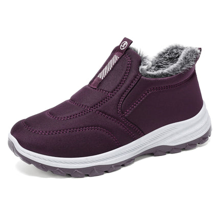 Women's Cotton Shoes Cross-Border Large Size Women's Boots Couple's Style Fleece-Lined Thickeneded Cotton Boots Cold-Proof and Warm Short Boots Outdoor Soft-Soled Boots