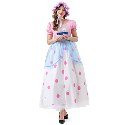 Toy Story Shepherdess Cosplay Costume Anime Character Shepherdess Long Dress Halloween Two-Dimensional Cosplay Costume