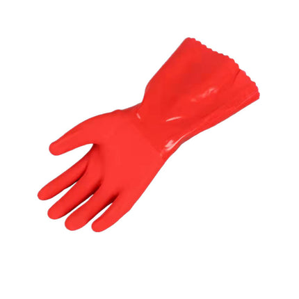 Household fleece-lined warm gloves xinhuailei flocking integrated kitchen home cleaning car brush household gloves