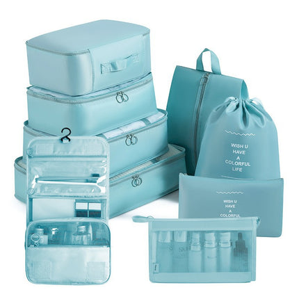 Travel Twill Storage Bag, Seven-Piece Set, Eight-Piece Set, Nine-Piece Set, Clothing Sorting Bag, Travel Storage Bag