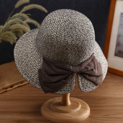 Sun hat ladies summer Korean fashion sun hat seaside straw hat sunscreen travel big eaves beach hat wholesale