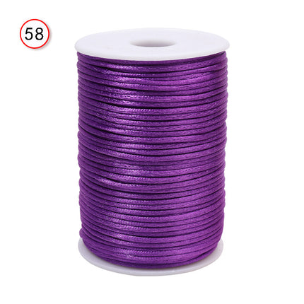 Chinese knot rope 34675 line handmade braided rope bracelet pendant red rope Jade line diy accessories wholesale