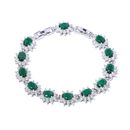 New classic cross-border source bracelet fashion zircon ladies jewelry European and American fashion crystal bracelet