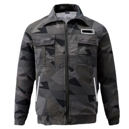 Summer Cooling Air-Conditioned Clothing, Heatstroke Prevention and Cooling, Construction Site Workers' Labor Protection Workwear, Same Style Outdoor Welder Clothing for Men and Women