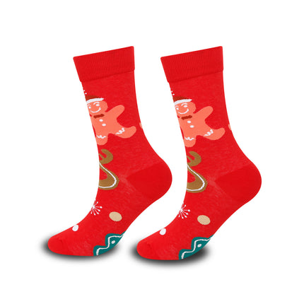 Cross-border Hot Christmas Socks Autumn and Winter Santa Claus Mid-tube Socks Elk Christmas Gifts Amazon Tide Socks
