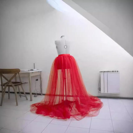 AliExpress Amazon Tulle Perspective Skirt Dress Wedding Tulle Ballet Party Cocktail Ball