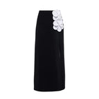 Black wrap skirt / One size fits all