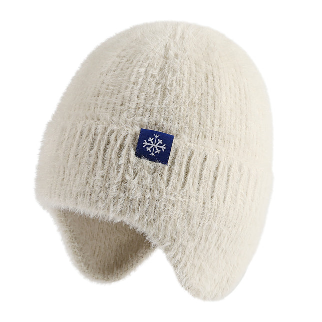 Baotou Cold Hat, Comfortable Hat for Men and Women, Autumn and Winter Ear Protection, Warm Woolen Hat, High Elastic Cold-Proof Cotton Hat, Cross-Border Foreign Trade