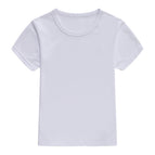 White Children's Quick-Drying T-Shirt / S (height 90cm-100cm)