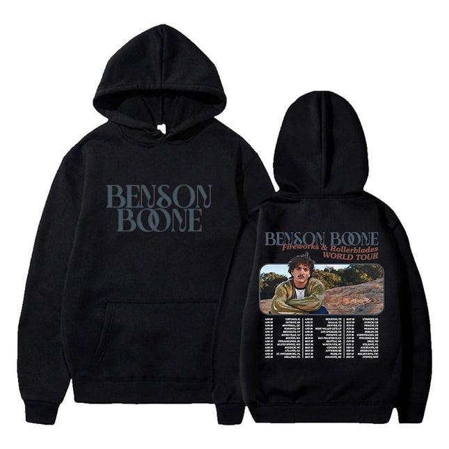 Cross-border BENSON BOONE Benson Boone Hoodie Amazon Autumn and Winter Casual Sweater Men's and Women's Hoodie