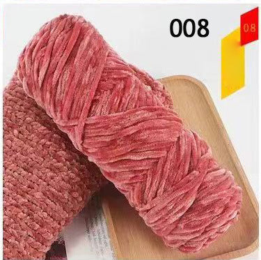 100g Chenille Velvet Thick Yarn Ball for Hats, Scarves, Sweaters, Crochet Shoes, DIY Knitting Materials, Hand Knitting
