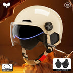 One size fits all / 3c moon shadow white [short external double mirror] heatmax four-season detachable ear protection