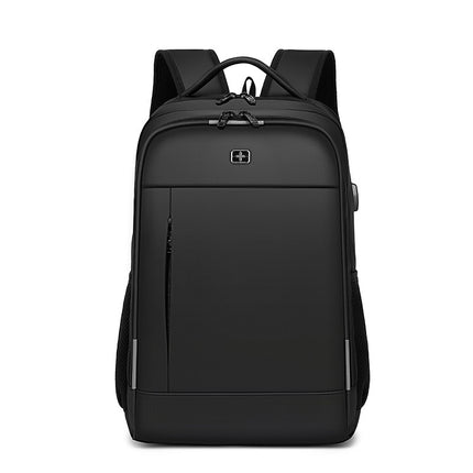 Swiss Sergeant Knife Backpack Men's Business Travel Backpack Large Capacity Travel Laptop Bag 17.3 Inch