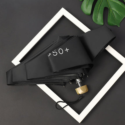 Spot Creative Flat 50% off Umbrella Upf50+ Small Fresh Flap Pocket Pants Women's Umbrella Rain or Shine Mini Sun Protection Umbrella