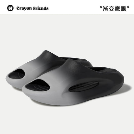 Crayonfriends Sports Slippers Men's Summer Outer Wear Non-Slip Ins Trendyy Couple Outdoor Sandals Slippers Men