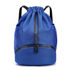 25 / Bottom shoe compartment/dry and wet separation/blue
