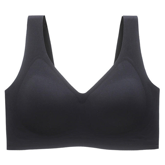 Shantou large size underwear 200kg fat mm women's big chest small anti-sagging no steel ring plus fertilizer increase bra autumn and winter