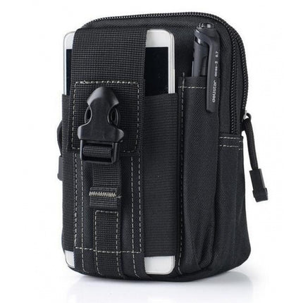 Tactical Camouflage Waist Bag Outdoor Multi-Functional Sports Running Bag Men's Waterproof Mobile Phone Bag Camping Cycling Waist Bag