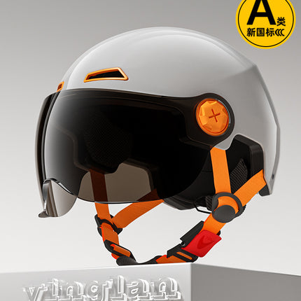 [Aerozen1.0 Helmet] Women's Electric Bike Helmet with 3C Certification, Men's Half Helmet for Motorcycle Riding, Starry Sky Edition