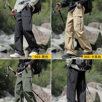 Camel HJCAMEL Tooling Pants Men's Autumn and Winter New Fashion Brand Loose Straight Waterproof Windproof Casual