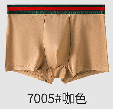 Men's Underwear Modal Men's Boxer Shorts Loose Large Size Anti-bacterial Sports Printed Seamless Men's Boxer Shorts