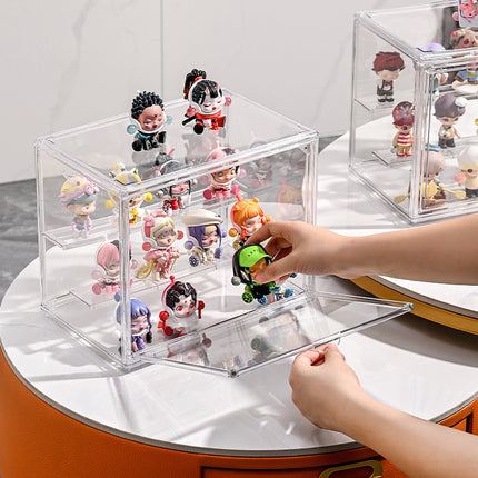 Model Figure Display Stand Doll Storage Box Acrylic Display Box Transparent Shelf Plush Doll Blind Box
