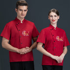 Short-sleeved [wine red]] / XL/175