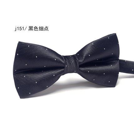 Bow Tie Men's Wedding Groom Best Man Formal Shirt Performance Brother Group Pattern Bow Tie Wedding Trendy Dress