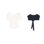 White short sleeves + navy blue waistcoat (skirt not included) / S recommendations 40-45kg