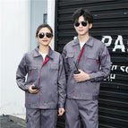 Gray red triangle suit [high quality polyester cotton] / 160/S