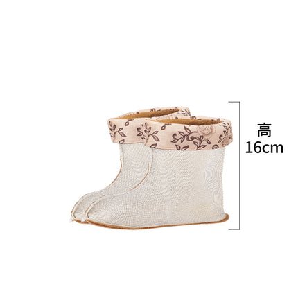 Winter rain boots fleece-lined inner cover warm liner thickened long fleece cover high fleece rain boots cotton cover plush socks cover
