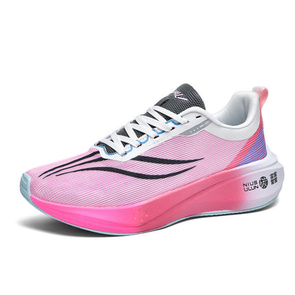 Feidian 3C carbon board running shoes spring and summer men's and women's shock absorption marathon training shoes mesh racing sneaker
