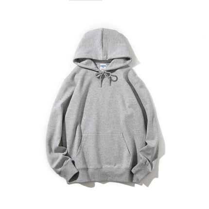 Japanese-Style Simple Sweatshirt 300g Heavyweight Healthy Fabric Hoodie Matcha Green Avocado Green Brightening Loose Top