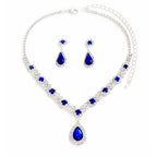 907 sapphire blue two-piece set