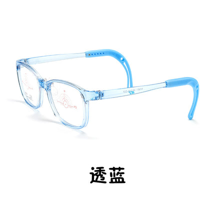 New professional tomato silicone adjustable temple men's and women's children's glasses can be equipped with myopia prevention and control glasses frame wholesale