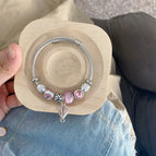 Pink hot air balloon bracelet