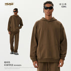 Coffee-Hooded Sweat / S