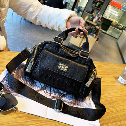 Popular Elegant Bag Women's 2025 New Fashion Handbag High-end Soft Leather Women's Crossbody Bag Pillow Bag Trendy