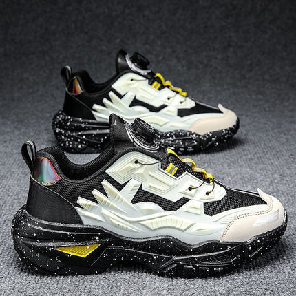 Sports Shoes Shoes Men's 2025 Autum Men's Thick-Soled Sports and Leisure Popular Trbottomy Brand Hong Kong Style Shoes