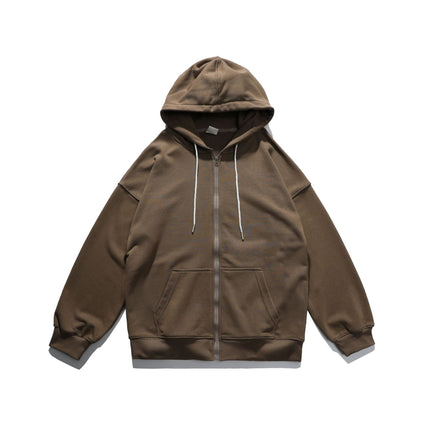 American Retro 370g Heavyweight Terry Sweatshirt for Men and Women, Trendy Brand, Loose Casual Top, Pullover Hoodie, Jacket Wholesale